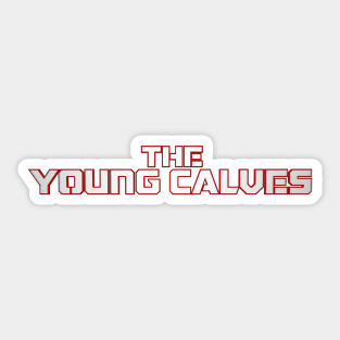 THE OFFICIAL YOUNG CALVES RED LOGO Sticker